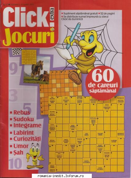 [B] Publicaţii cu probleme distractive - Click jocuri nr. (jpg, 300 dpi, arhiva - Carti in limba romana
