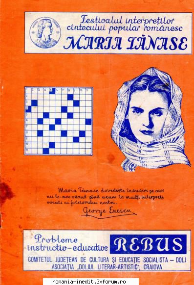[B] Publicaţii cu probleme distractive - Rebus - probleme instructiv-educative - Carti in limba romana