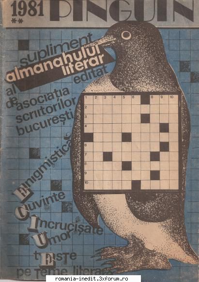 [B] Publicaţii cu probleme distractive - Pinguin nr. 2-1981 (jpg, 300 dpi - Carti in limba romana