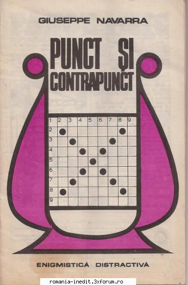 [B] Publicaţii cu probleme distractive - Placheta Punct şi contrapunct - Carti in limba romana