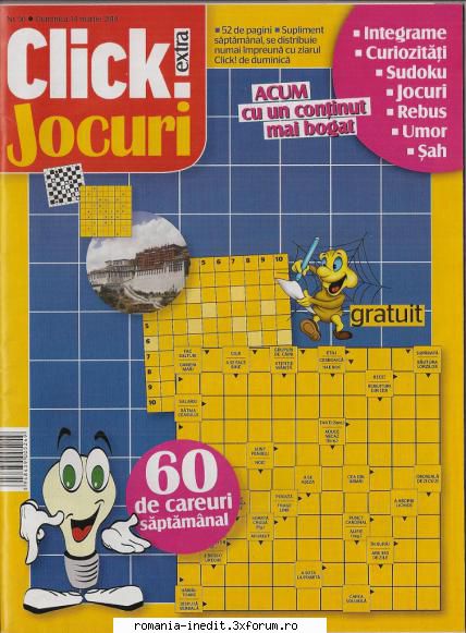[B] Publicaţii cu probleme distractive - Click jocuri nr. (jpg, 300 dpi, arhiva - Carti in limba romana