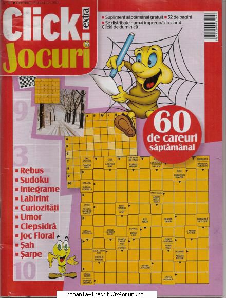 [B] Publicaţii cu probleme distractive - Click jocuri nr. (jpg, 300 dpi, arhiva - Carti in limba romana