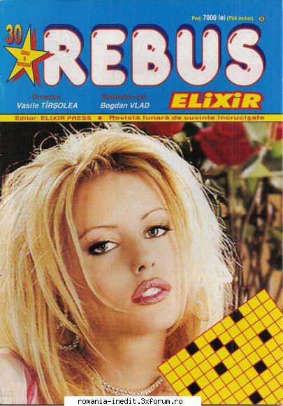[B] Publicaţii cu probleme distractive - Rebus Elixir nr. (jpg, 300 dpi, arhiva - Carti in limba romana