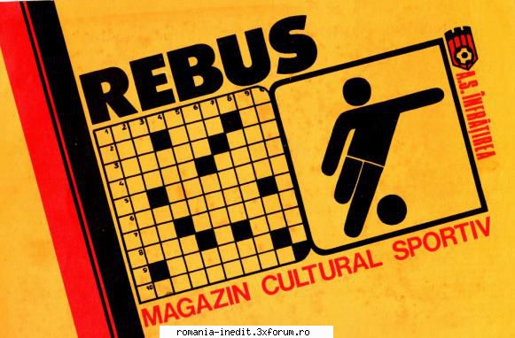 [B] Publicaţii cu probleme distractive - Rebus - magazin cultural sportiv (jpg - Carti in limba romana