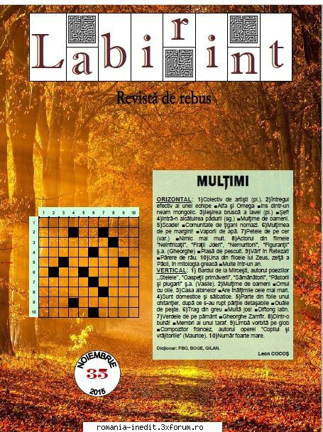 [B] Publicaţii cu probleme distractive - Labirint Nr. 35 - Carti in limba romana