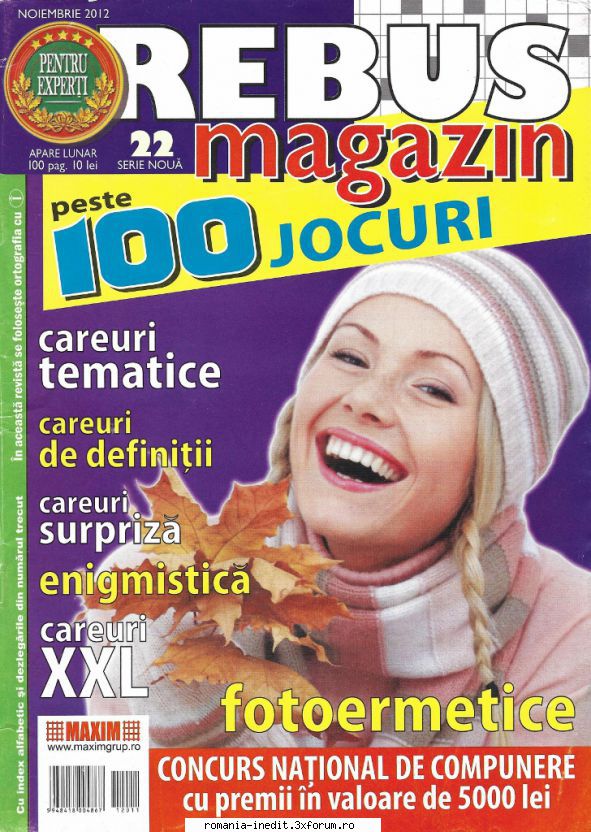 [B] Publicaţii cu probleme distractive - Rebus magazin nr. (jpg, zip), 300 dpi - Carti in limba romana