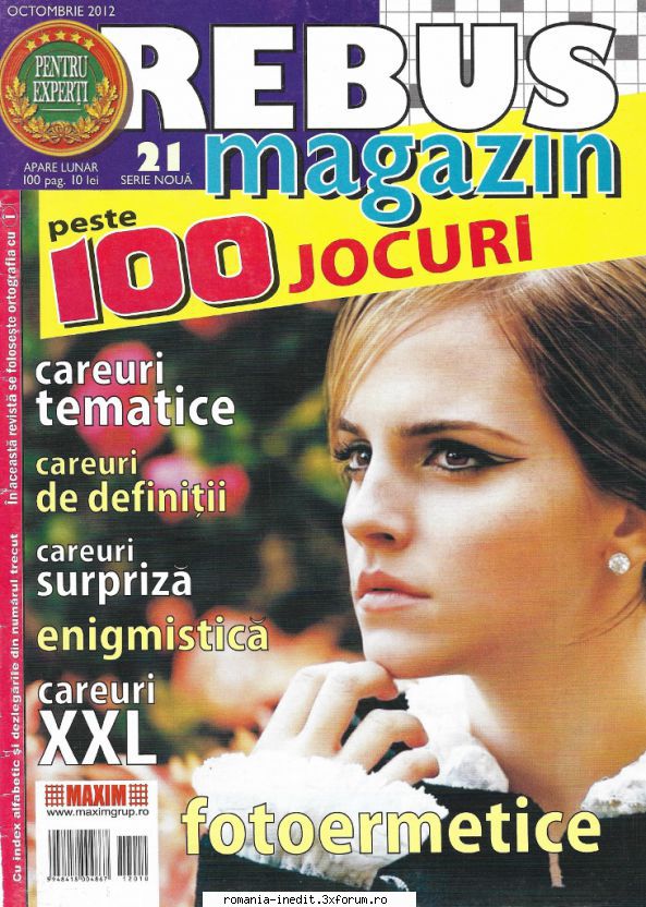 [B] Publicaţii cu probleme distractive - Rebus magazin nr. (jpg, zip), 300 dpi - Carti in limba romana
