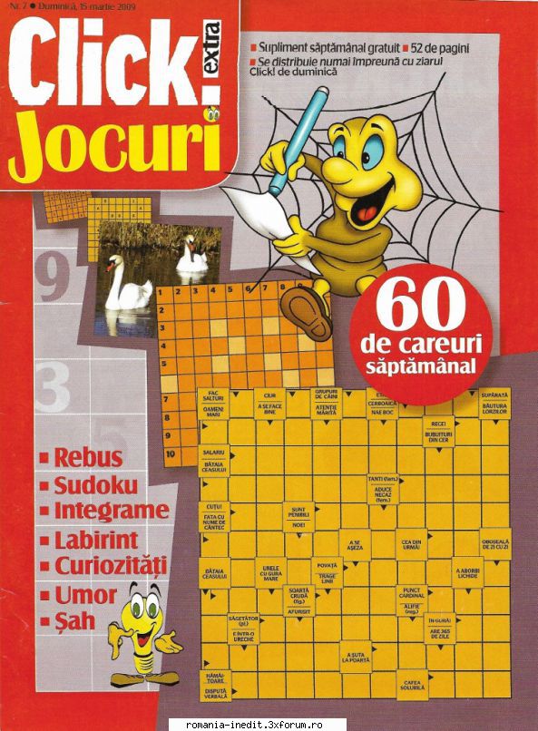 [B] Publicaţii cu probleme distractive - Click jocuri nr. 7-2009 (jpg, 300 dpi - Carti in limba romana