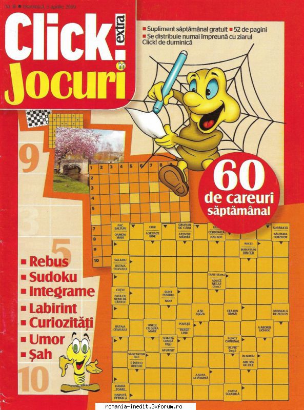 [B] Publicaţii cu probleme distractive - Click jocuri nr. (jpg, 300 dpi, arhiva - Carti in limba romana