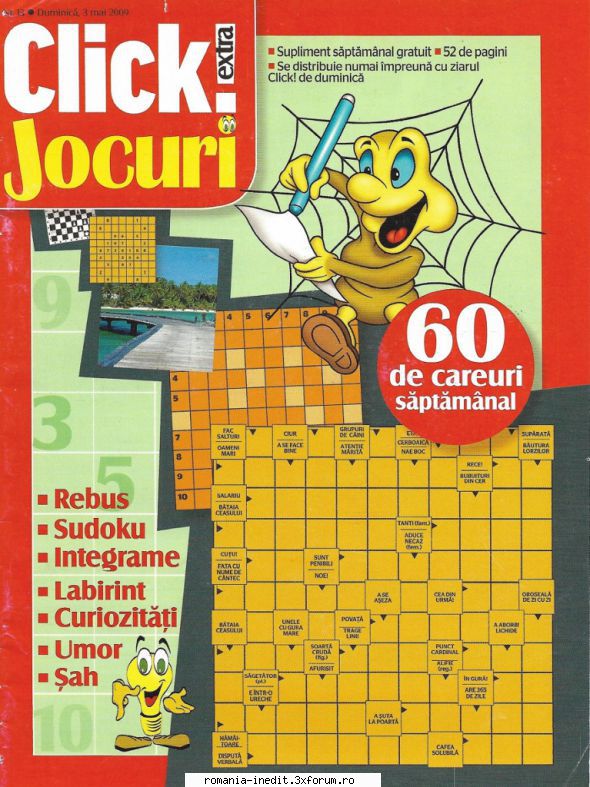 [B] Publicaţii cu probleme distractive - Click jocuri nr. (jpg, 300 dpi, arhiva - Carti in limba romana