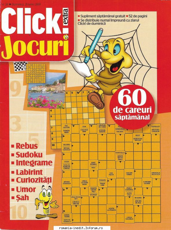 [B] Publicaţii cu probleme distractive - Click jocuri nr. (jpg, 300 dpi, arhiva - Carti in limba romana