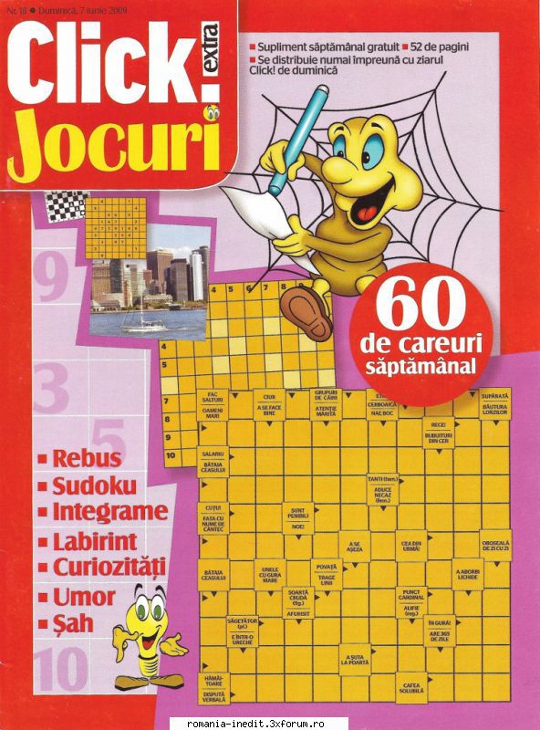 [B] Publicaţii cu probleme distractive - Click jocuri nr. (jpg, 300 dpi, arhiva - Carti in limba romana