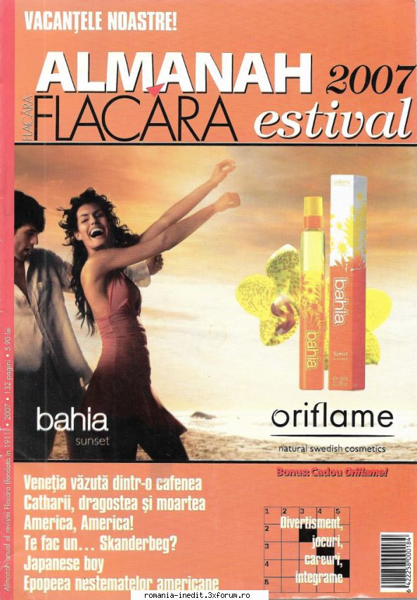 [B] Publicaţii cu probleme distractive - Almanah Flacara estival 2007 (jpg - Carti in limba romana