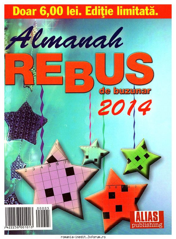 [B] Publicaţii cu probleme distractive - Almanah Rebus de buzunar 2014 (jpg - Carti in limba romana