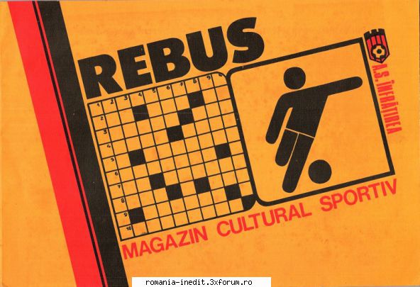 [B] Publicaţii cu probleme distractive - Rebus magazin cultural sportiv - Carti in limba romana