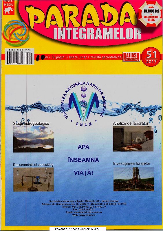 [B] Publicaţii cu probleme distractive - Parada integramelor nr. , 300 dpi - Carti in limba romana