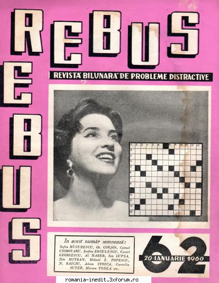 [B] Revista REBUS - Rebus - Carti in limba romana