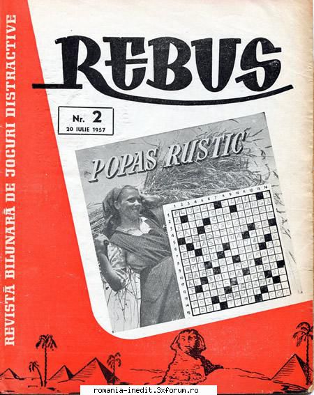 [B] Revista REBUS - Rebus 2-1957 (jpg, zip), 300 dpi - Carti in limba romana