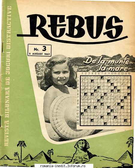 [B] Revista REBUS - Rebus 3-1957 (jpg, zip), 300 dpi - Carti in limba romana