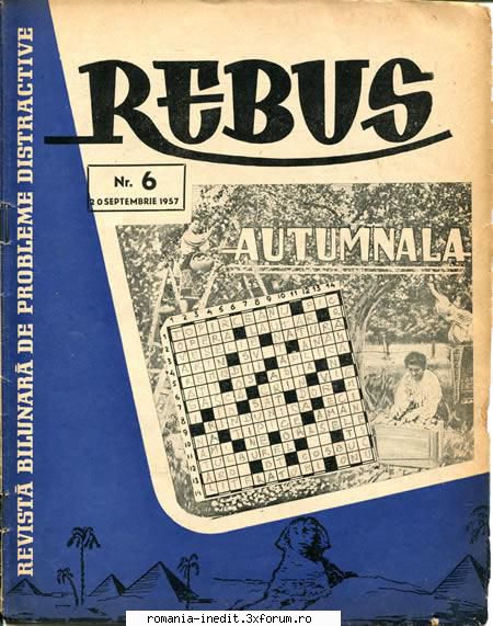 [B] Revista REBUS - Rebus 6-1957 (jpg, zip), 300 dpi - Carti in limba romana
