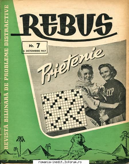 [B] Revista REBUS - Rebus 7-1957 (jpg, zip), 300 dpi - Carti in limba romana