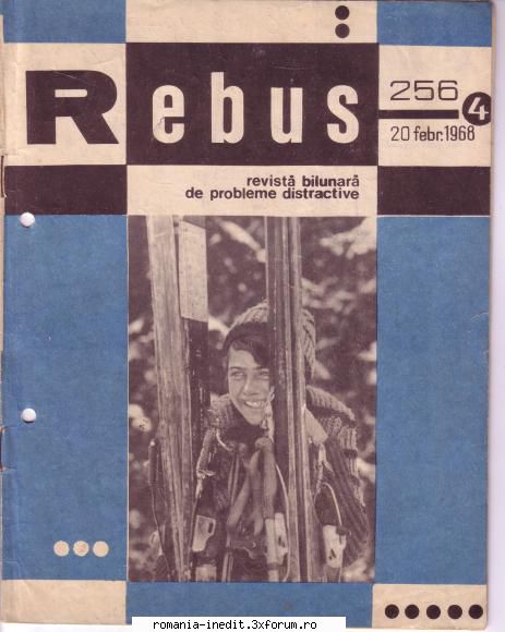 [B] Revista REBUS - Rebus (jpg, rar), 300 dpi: Necesită - Carti in limba romana