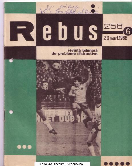 [B] Revista REBUS - Rebus (jpg, rar), 300 dpi: Necesită - Carti in limba romana