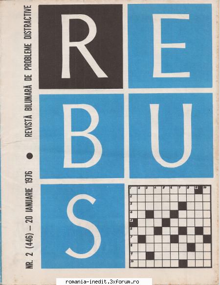 [B] Revista REBUS - Rebus (jpg, zip), 300 dpi: Arhiva include un jpg - Carti in limba romana