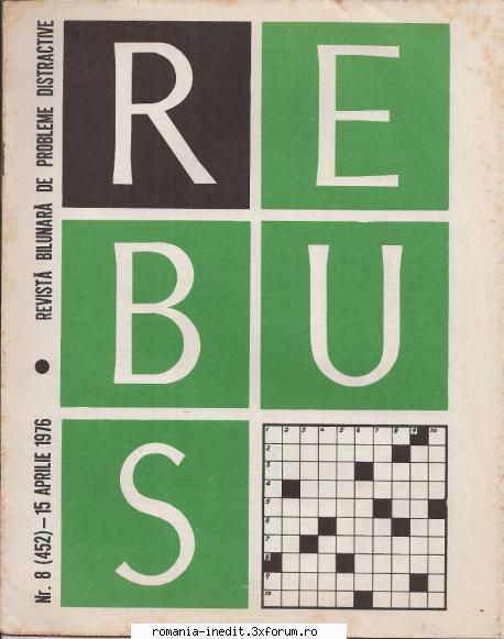 [B] Revista REBUS - Rebus (jpg, zip), 300 dpi - Carti in limba romana
