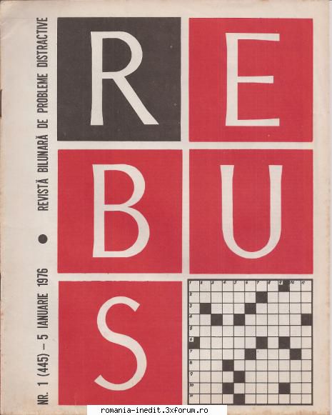 [B] Revista REBUS - Rebus (jpg, zip), 300 dpi - Carti in limba romana