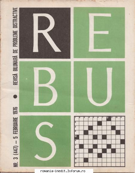 [B] Revista REBUS - Rebus (jpg, zip), 300 dpi - Carti in limba romana
