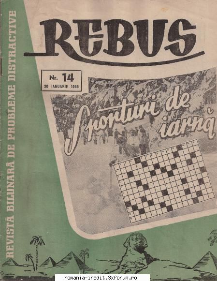 [B] Revista REBUS - Rebus (jpg, zip), 300 dpi: Anterior a fost postat - Carti in limba romana