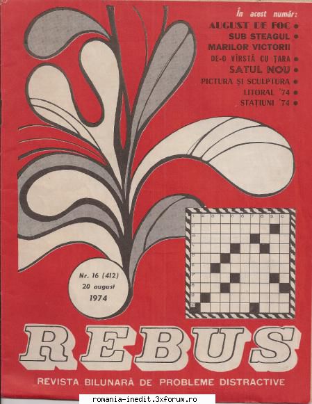 [B] Revista REBUS - Rebus (jpg, zip), 300 dpi - Carti in limba romana