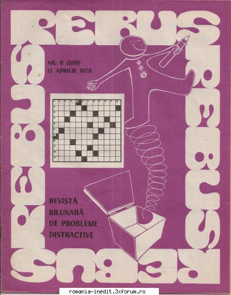 [B] Revista REBUS - Rebus (jpg, zip), 300 dpi: Arhiva include un jpg - Carti in limba romana