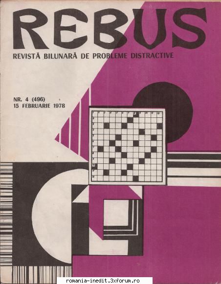 [B] Revista REBUS - Rebus (jpg, zip), 300 dpi: Arhiva include un jpg - Carti in limba romana