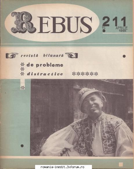 [B] Revista REBUS - Rebus (jpg, zip), 300 dpi: Arhiva include un jpg - Carti in limba romana