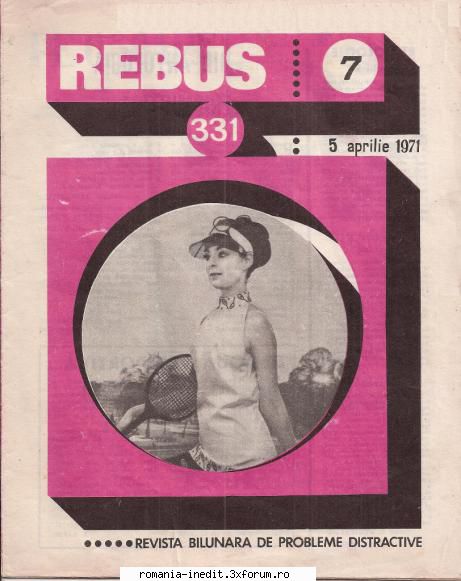 [B] Revista REBUS - Rebus (jpg, zip), 300 dpi: Arhiva include un jpg - Carti in limba romana