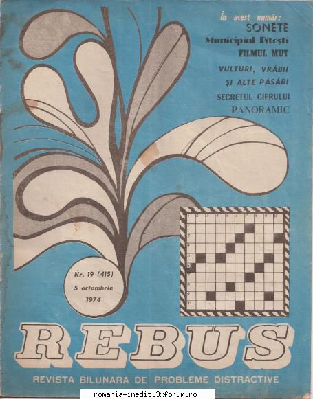 [B] Revista REBUS - Rebus (jpg, zip), 300 dpi: Arhiva include un jpg - Carti in limba romana