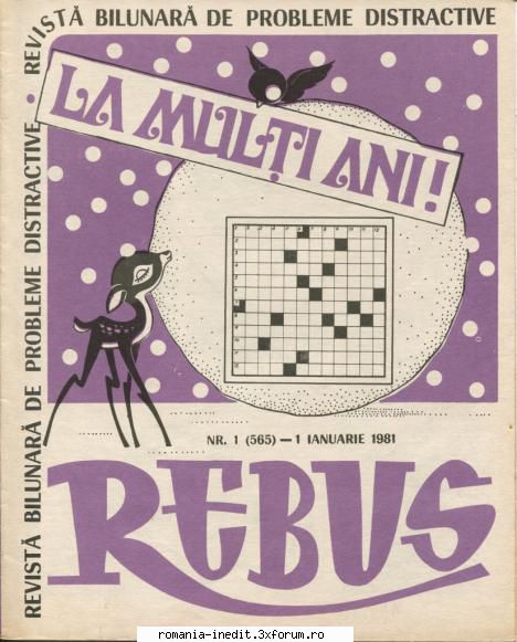 [B] Revista REBUS - Rebus (jpg, zip), 300 dpi Arhiva include un jpg - Carti in limba romana