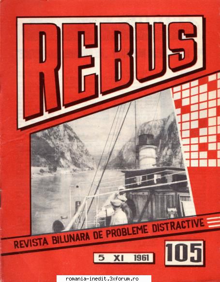 [B] Revista REBUS - Rebus (jpg, zip), 300 dpi Arhiva include un jpg - Carti in limba romana