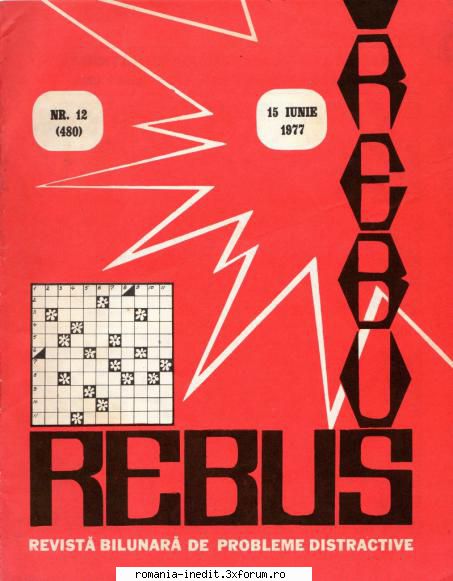 [B] Revista REBUS - Rebus (jpg, zip), 300 dpi Arhiva include un jpg - Carti in limba romana