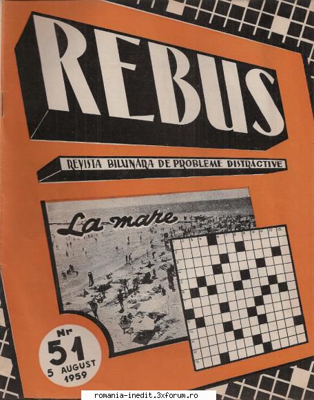 [B] Revista REBUS - Rebus (jpg, zip), 300 dpi Arhiva include un jpg - Carti in limba romana