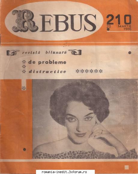[B] Revista REBUS - Rebus (jpg, zip), 300 dpi Arhiva include un jpg - Carti in limba romana