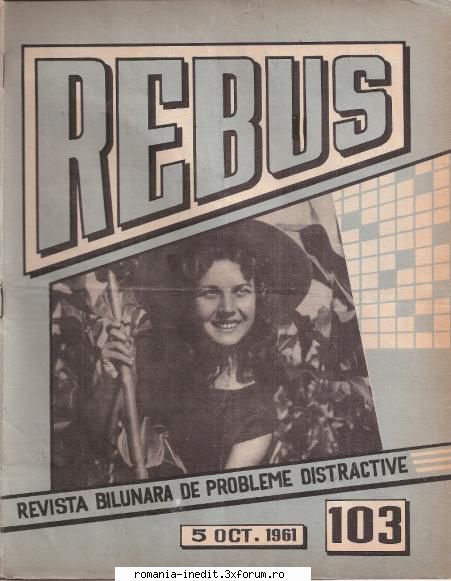 [B] Revista REBUS - Rebus (jpg, zip), 300 dpi Arhiva include un jpg - Carti in limba romana