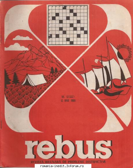 [B] Revista REBUS - Rebus (jpg, zip), 300 dpi Arhiva include un jpg - Carti in limba romana