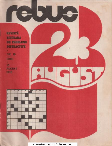 [B] Revista REBUS - Rebus (jpg, zip), 300 dpi Arhiva include un jpg - Carti in limba romana