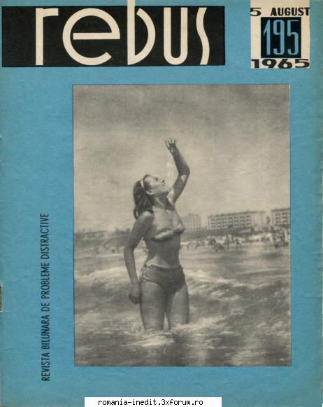 [B] Revista REBUS - Rebus (jpg, zip), 300 dpi Arhiva include un jpg - Carti in limba romana