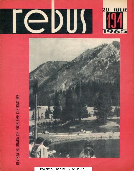 [B] Revista REBUS - Rebus (jpg, zip), 300 dpi Arhiva include un jpg - Carti in limba romana