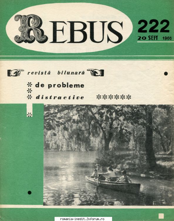 [B] Revista REBUS - Rebus (jpg, zip), 300 dpi Arhiva include un jpg - Carti in limba romana