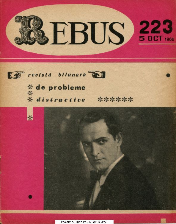 [B] Revista REBUS - Rebus (jpg, zip), 300 dpi Arhiva include un jpg - Carti in limba romana